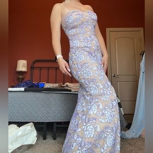NWOT Hailey Logan Lace Strapless Dress